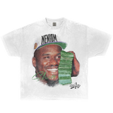 Shaq Money Talk Boxy T-shirt Streetwear Y2K