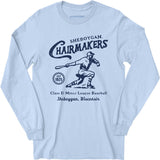 Sheboygan Chairmakers - Wisconsin - Vintage Defunct Baseball Teams - Long Sleeve T-Shirt