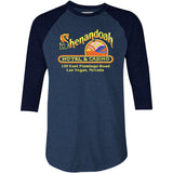Shenandoah Hotel & Casino - Vintage Las Vegas - 3/4 Sleeve Raglan T-Shirt