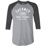 Shermer High School 1984 - 3/4 Sleeve Raglan T-Shirt