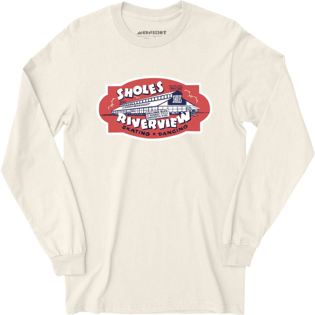 Sholes Riverview - Dorchester, MA - Vintage Roller Rink - Long Sleeve T-Shirt