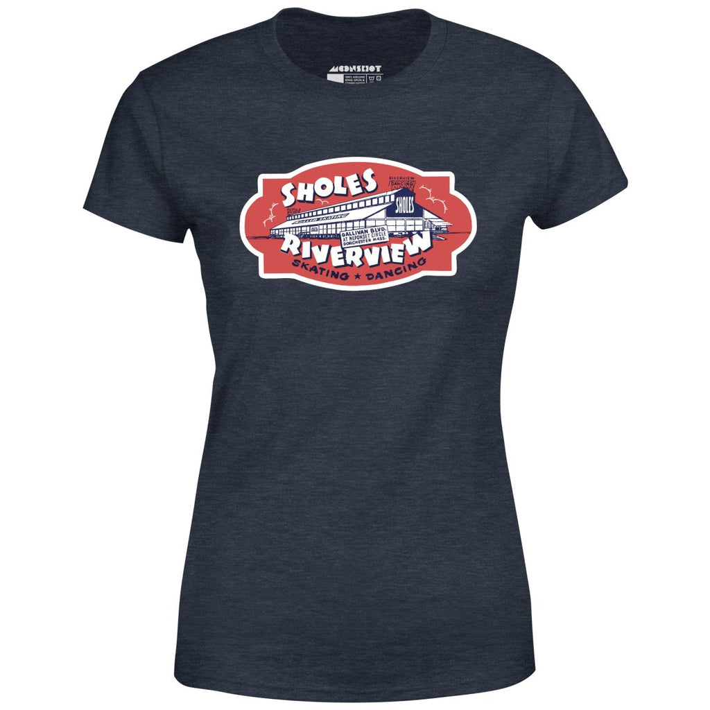 Sholes Riverview - Dorchester, MA - Vintage Roller Rink - Women's T-Shirt