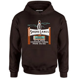 Shore Lanes - Clearwater, FL - Vintage Bowling Alley - Unisex Hoodie