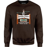 Shore Lanes - Clearwater, FL - Vintage Bowling Alley - Unisex Sweatshirt