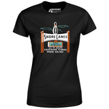 Shore Lanes - Clearwater, FL - Vintage Bowling Alley - Women's T-Shirt