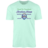 Shoreham Norman Hotels & Villas v2 - Miami, FL - Vintage Hotel - Unisex T-Shirt