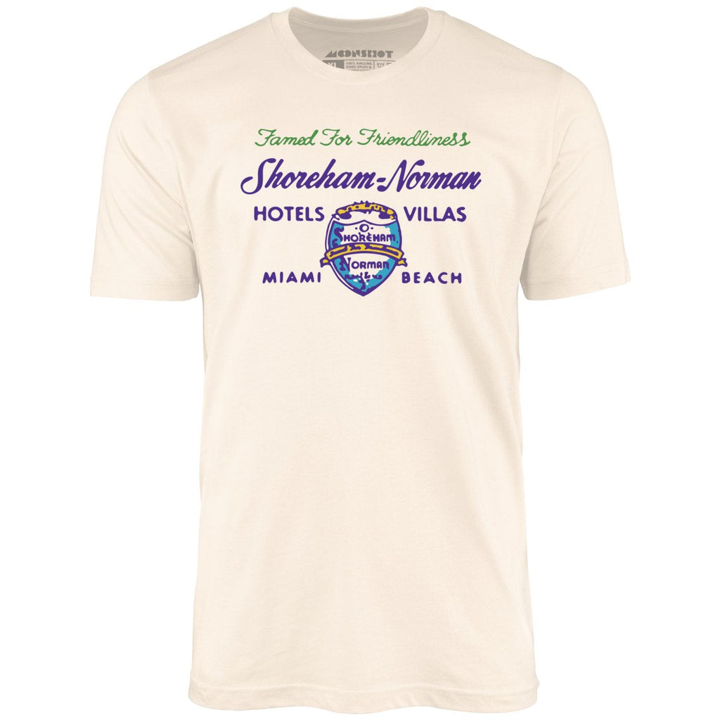 Shoreham Norman Hotels & Villas v2 - Miami, FL - Vintage Hotel - Unisex T-Shirt