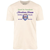 Shoreham Norman Hotels & Villas v2 - Miami, FL - Vintage Hotel - Unisex T-Shirt