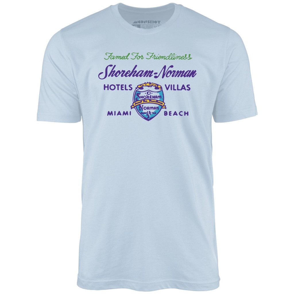 Shoreham Norman Hotels & Villas v2 - Miami, FL - Vintage Hotel - Unisex T-Shirt