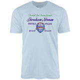 Shoreham Norman Hotels & Villas v2 - Miami, FL - Vintage Hotel - Unisex T-Shirt