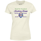 Shoreham Norman Hotels & Villas v2 - Miami, FL - Vintage Hotel - Women's T-Shirt