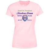 Shoreham Norman Hotels & Villas v2 - Miami, FL - Vintage Hotel - Women's T-Shirt