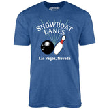 Showboat Lanes - Las Vegas, NV - Vintage Bowling Alley - Unisex T-Shirt