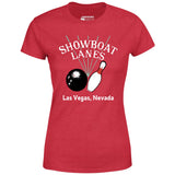 Showboat Lanes - Las Vegas, NV - Vintage Bowling Alley - Women's T-Shirt