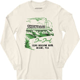 Showboat - Miami, FL - Vintage Restaurant - Long Sleeve T-Shirt