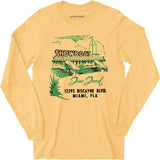 Showboat - Miami, FL - Vintage Restaurant - Long Sleeve T-Shirt
