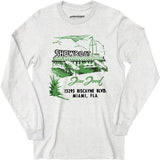 Showboat - Miami, FL - Vintage Restaurant - Long Sleeve T-Shirt