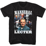 Silence Of The Lambs - Silence Hannibal Lecter Collage T-Shirt
