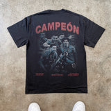 PORTUGAL 2025 CHAMPIONS HEAVYWEIGHT BLACK T-SHIRT