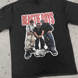 BEASTIE BOYS 'STAND OVER' HEAVY FADED BLACK TEE
