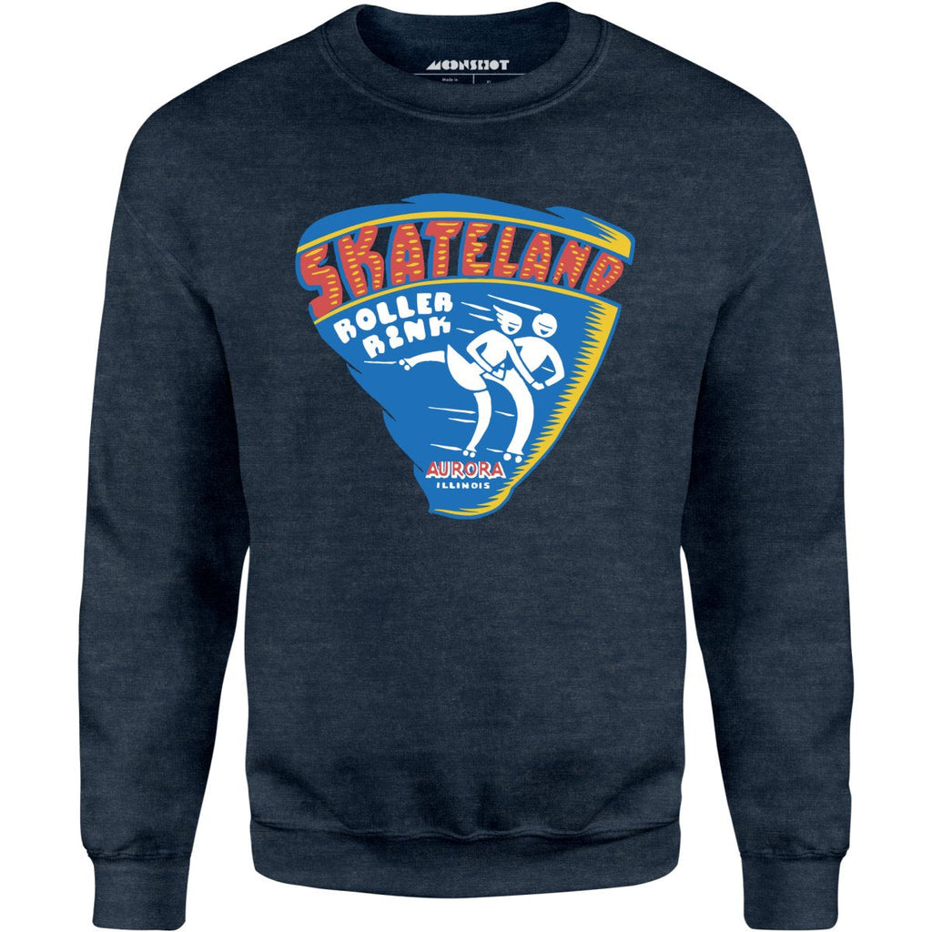 Skateland - Aurora, IL - Vintage Roller Rink - Unisex Sweatshirt