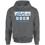 Skylanes Bowl - El Paso, TX - Vintage Bowling Alley - Unisex Hoodie