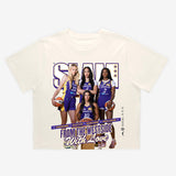 SLAM Women's Crop Cover Tee - Los Angeles Sparks (SLAM 256)