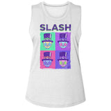 Slash - Skull Boxes Slub Womens T-shirt