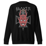 Slayer Devil's Horns Vintage Jumbo Print Sweatshirt