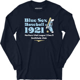 Smithfield Blue Sox - Utah - Vintage Defunct Baseball Teams - Long Sleeve T-Shirt