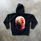 RODMAN 'RIBBON' HEAVY BLACK HOODIE