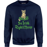 So Irish Right Meow - Unisex Sweatshirt