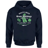 South Bend Green Stockings - Indiana - Vintage Defunct Baseball Teams - Unisex Hoodie