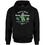 South Bend Green Stockings - Indiana - Vintage Defunct Baseball Teams - Unisex Hoodie