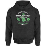 South Bend Green Stockings - Indiana - Vintage Defunct Baseball Teams - Unisex Hoodie