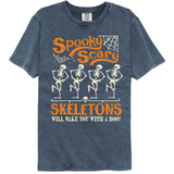Spooky Scary Skeletons - Sss Funky Decorative Comfort Color T-Shirt