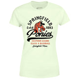 Springfield Ponies - Massachusetts - Vintage Defunct Baseball Teams - Women's T-Shirt