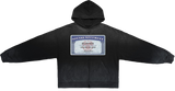 Social Security Destroyed Dystopian Zip-Up Hoodie