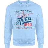 St. Joseph Autos - Michigan - Vintage Defunct Baseball Teams - Unisex Sweatshirt