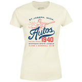 St. Joseph Autos - Michigan - Vintage Defunct Baseball Teams - Women's T-Shirt