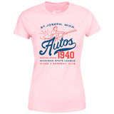 St. Joseph Autos - Michigan - Vintage Defunct Baseball Teams - Women's T-Shirt