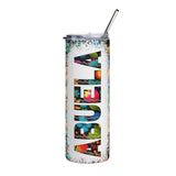 Abuela Flowers Stainless steel tumbler
