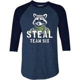 Steal Team Six - 3/4 Sleeve Raglan T-Shirt