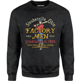 Steubenville Factory Men - Ohio - Vintage Defunct Baseball Teams - Unisex Sweatshirt