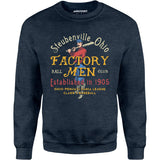Steubenville Factory Men - Ohio - Vintage Defunct Baseball Teams - Unisex Sweatshirt