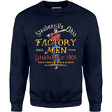 Steubenville Factory Men - Ohio - Vintage Defunct Baseball Teams - Unisex Sweatshirt