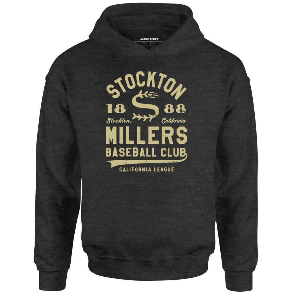 Stockton Millers - California - Vintage Defunct Baseball Teams - Unisex Hoodie