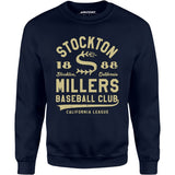 Stockton Millers - California - Vintage Defunct Baseball Teams - Unisex Sweatshirt