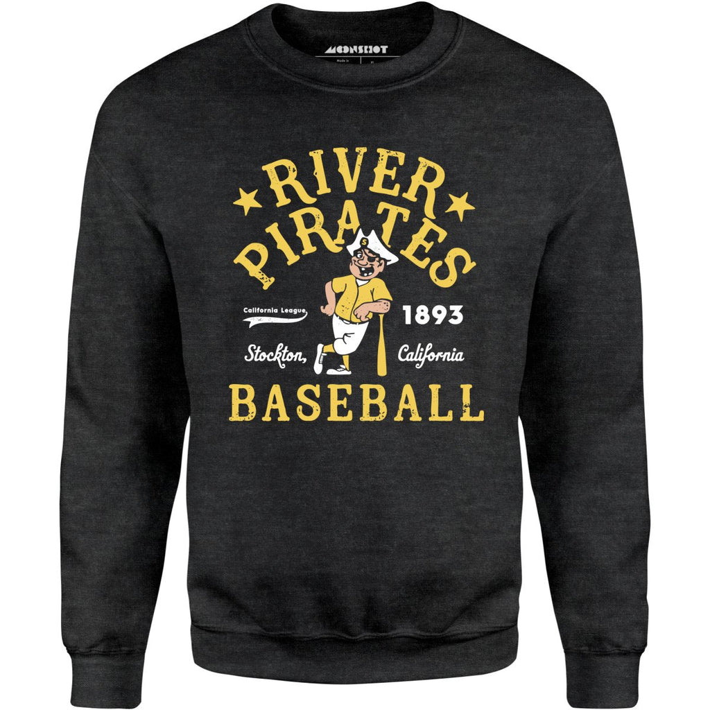 Stockton River Pirates - California - Vintage Defunct Baseball Teams - Unisex Sweatshirt