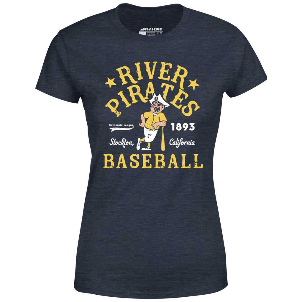 Stockton River Pirates - California - Vintage Defunct Baseball Teams - Women's T-Shirt